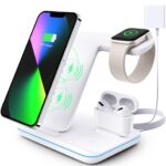 • شاحن لاسلكي، قاعدة شحن لاسلكية 3 في 1