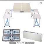 • ترابيزة بكراسى قابلة للطي 2*1