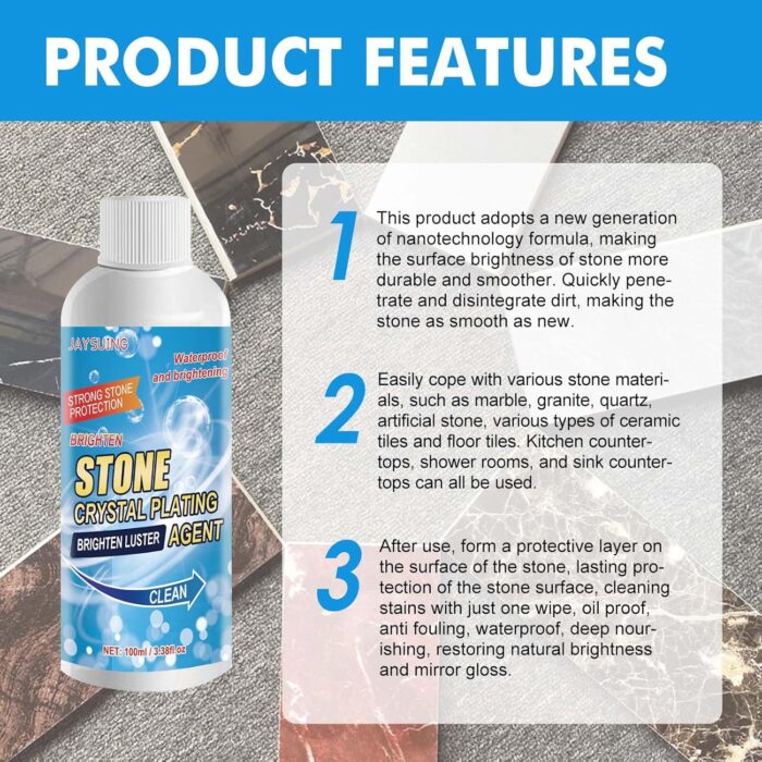⁦2 Pcs of Stone Stain Remover Cleaner⁩ - الصورة ⁦2⁩