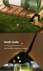 ⁦كشاف وشاحن موبايل ومروحة للرحلات والسفارى يعمل بالطاقة الشمسية⁩ - الصورة ⁦4⁩