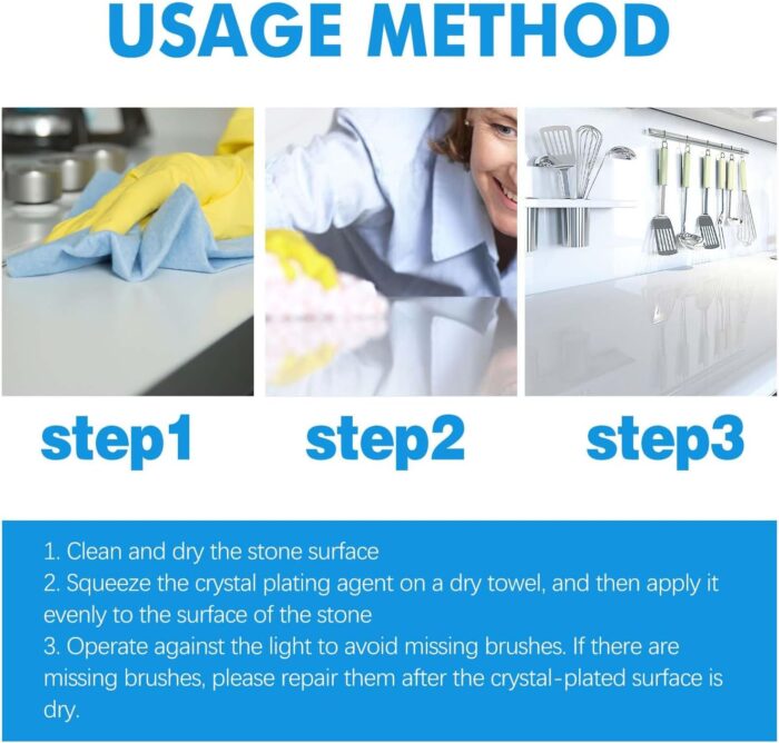 ⁦2 Pcs of Stone Stain Remover Cleaner⁩ - الصورة ⁦4⁩