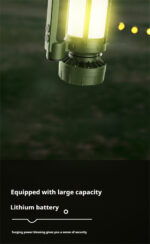 ⁦كشاف وشاحن موبايل ومروحة للرحلات والسفارى يعمل بالطاقة الشمسية⁩ - الصورة ⁦6⁩