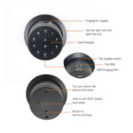 مقبض الباب الذكى بالباسورد