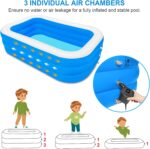 ⁦حوض سباحة عائلي كبير + منفاخ يدوى هدية مجانية⁩ - الصورة ⁦5⁩